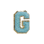 AQUA FUZZY ALPHABETS G