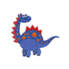 PATCHES ICONS BLUE DINO