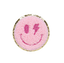 PATCHES ICONS PINK SMILEY