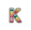 RAINBOW ALPHABETS K