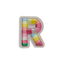 RAINBOW ALPHABETS R